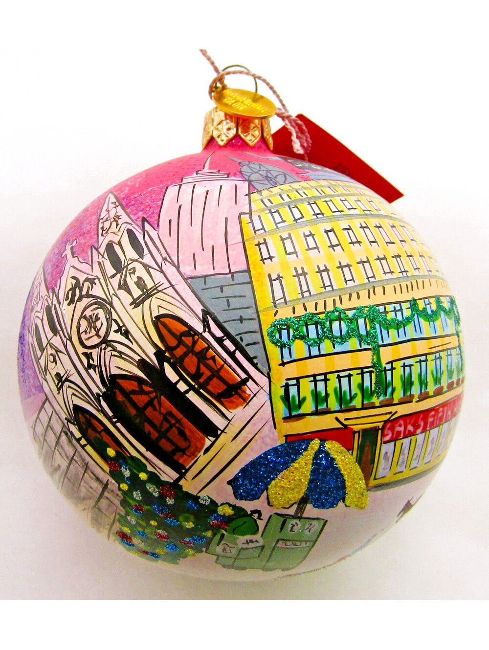 Michael Storrings Iconic New York City Skyline Ornament Original Box and Label